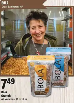 Big Y Bola Granola offer