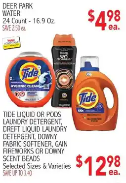 Ingles Markets Tide liquid or pods laundry detergent offer