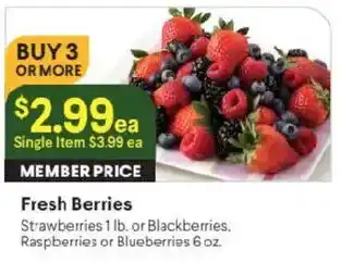 Raley's Fresh Berries offer