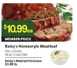 Raley's Raley's Homestyle Meatloaf offer