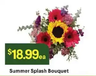 Raley's Summer Splash Bouquet offer