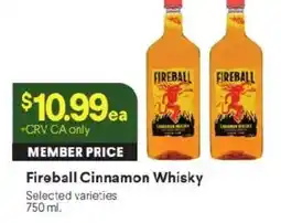 Raley's Fireball Cinnamon Whisky offer