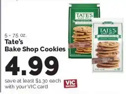 Harris Teeter Tate's Bake Shop Cookies offer