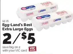 Harris Teeter Egg-Land's Best Extra Large Eggs offer