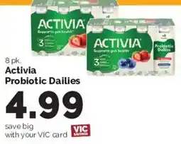 Harris Teeter Activia Probiotic Dailies offer
