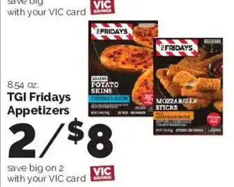 Harris Teeter Tgi Fridays appetizers offer