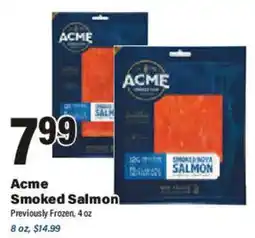 Big Y Acme Smoked Salmon offer