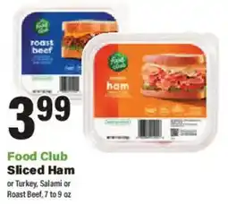 Big Y Food Club Sliced Ham offer