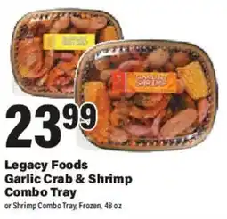 Big Y Legacy Foods Garlic Crab & Shrimp Combo Tray offer