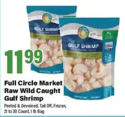 Big Y Full Circle Market Raw Wild Caught Gulf Shrimp offer
