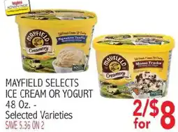 Ingles Markets Mayfield Selects Ice Cream or Yogurt offer