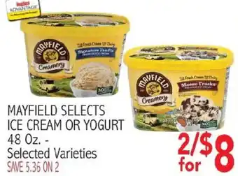 Ingles Markets Mayfield Selects Ice Cream or Yogurt offer