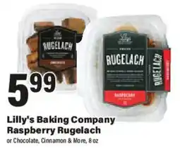 Big Y Lilly's Baking Company Raspberry Rugelach offer