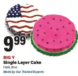 Big Y Big Y Single Layer Cake offer