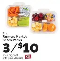 Harris Teeter Farmers Market Snack Packs offer
