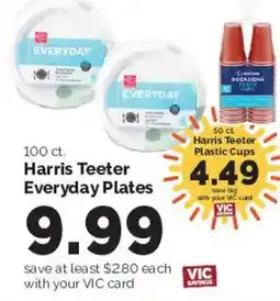 Harris Teeter Harris Teeter Everyday Plates offer