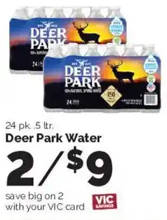 Harris Teeter Deer Park Water offer