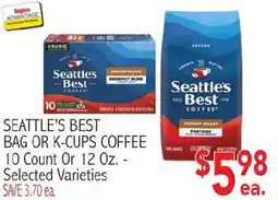 Ingles Markets Seattle's Best coffee offer