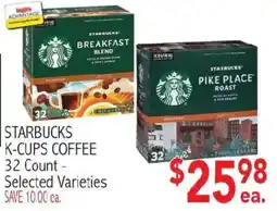 Ingles Markets Starbucks k-cups coffee offer