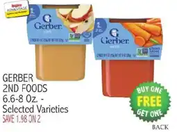 Ingles Markets Gerber 2nd Foods offer