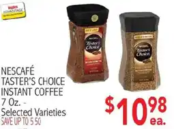 Ingles Markets Nescafe Taster's Choice Instant Coffee offer