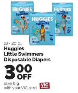Harris Teeter Huggies Little Swimmers Disposable Diapers offer