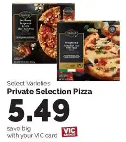 Harris Teeter Private Selection Pizza offer