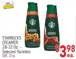 Ingles Markets Starbucks creamer offer