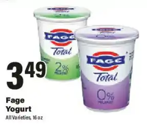 Big Y Fage Yogurt offer