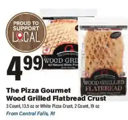 Big Y The Pizza Gourmet Wood Grilled Flatbread Crust offer
