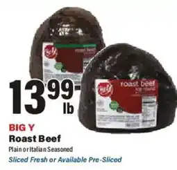 Big Y Big Y Roast Beef offer