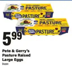 Big Y Pete & Gerry's Pasture Raised Large Eggs offer