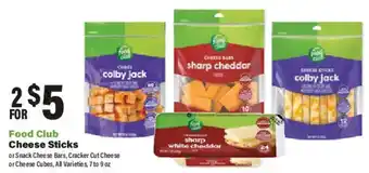 Big Y Food Club Cheese Sticks offer