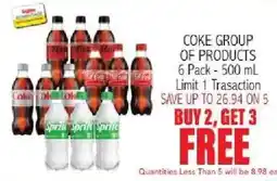 Ingles Markets Coke Group of Products offer