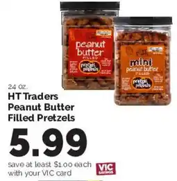 Harris Teeter HT Traders Peanut Butter Filled Pretzels offer