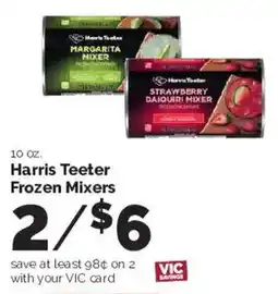 Harris Teeter Harris Teeter frozen mixers offer