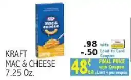 Ingles Markets Kraft mac & cheese offer