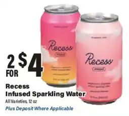 Big Y Recess Infused Sparkling Water offer
