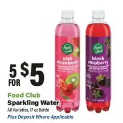 Big Y Food Club Sparkling Water offer