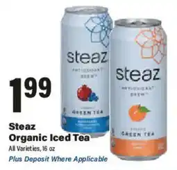Big Y Steaz Organic Iced Tea offer