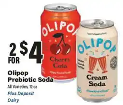 Big Y Olipop Prebiotic Soda offer
