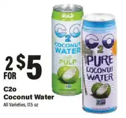 Big Y C2o Coconut Water offer