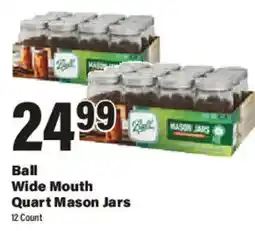 Big Y Ball wide mouth quart mason jars offer