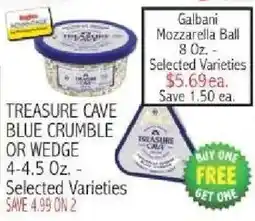Ingles Markets Treasure Cave Blue Crumble or Wedge offer