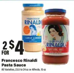 Big Y Francesco Rinaldi Pasta Sauce offer