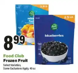 Big Y Food Club Frozen Fruit offer