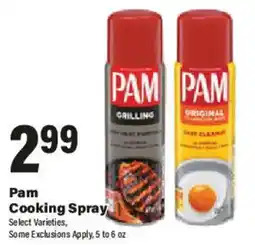 Big Y Pam Cooking Spray offer