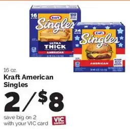 Harris Teeter Kraft American Singles offer