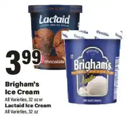 Big Y Brigham's Ice Cream offer