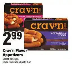 Big Y Crav'n Flavor Appetizers offer